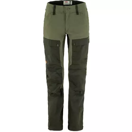 Fjällräven Keb Trousers Curved W Deep Forest-Laurel Green - Naisten housut - 7323450903046 - 1