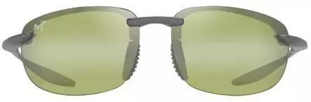Maui Jim Hookipa Ultra - Metal Matte Grey Frame with HT Green PC Lens - Aurinkolasit - 603429093990 - 2
