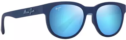 Maui Jim Maoli - Matte Dark Blue Frame with Blue Hawaii Lens - Aurinkolasit - 603429079840 - 1