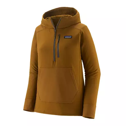 Patagonia W's R2 CrossStrata Pullover Shelter Brown - Naisten takit - 196924576520 - 1
