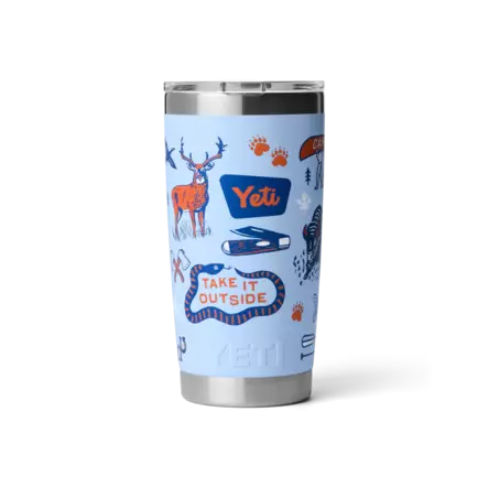 Yeti Rambler 20oz Tumbler Big Sky Summer Camp - Pullot, mukit ja kylmälaukut - 888830602850 - 2