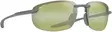 Maui Jim Hookipa Ultra - Metal Matte Grey Frame with HT Green PC Lens - Aurinkolasit - 603429093990 - 1