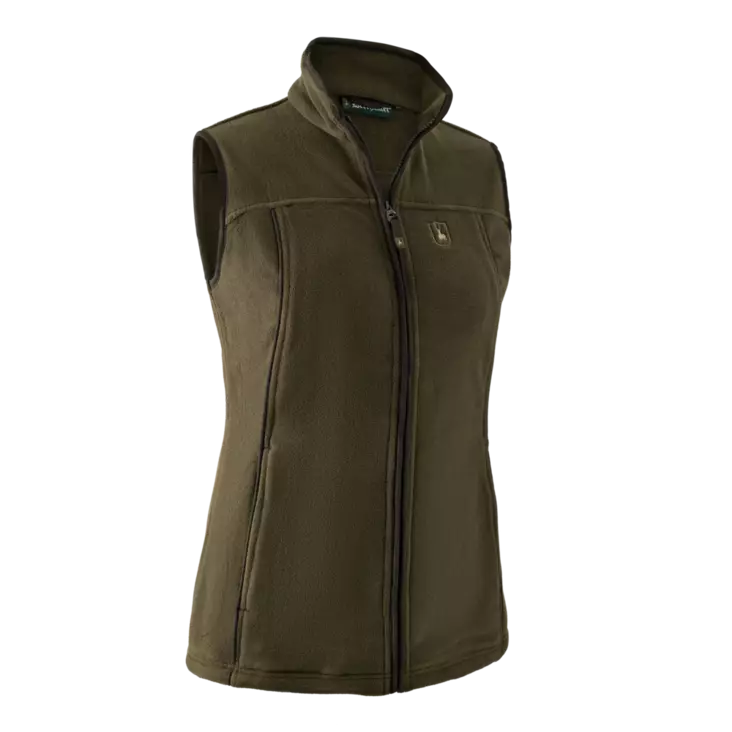 Deerhunter Lady Eagle Fleece Waistcoat Tarmac Green - Naisten takit - 5702827225400 - 1