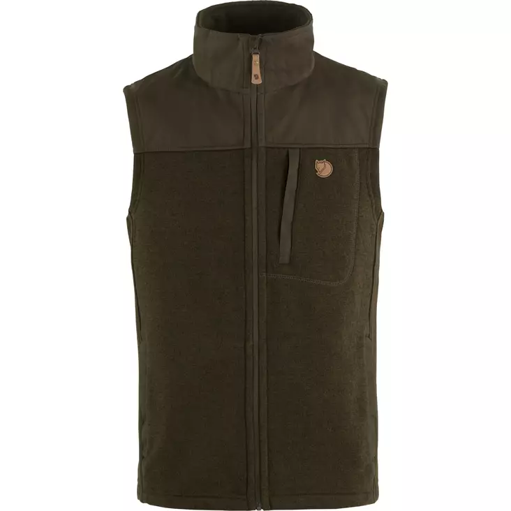 Fjällräven Buck Fleece Vest M Dark Olive - Liivit - 7392158940370 - 1