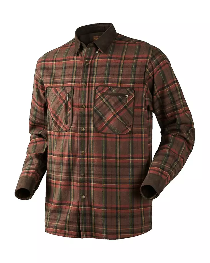 Härkila Pajala Shirt Red Checkered #M - Kauluspaidat ja flanellit - 5707335111870 - 1