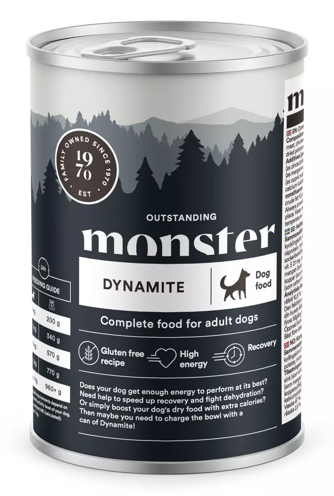 Monster Dog Adult Dynamite 400g - Koiran märkäruoka - 7350040126110 - 1