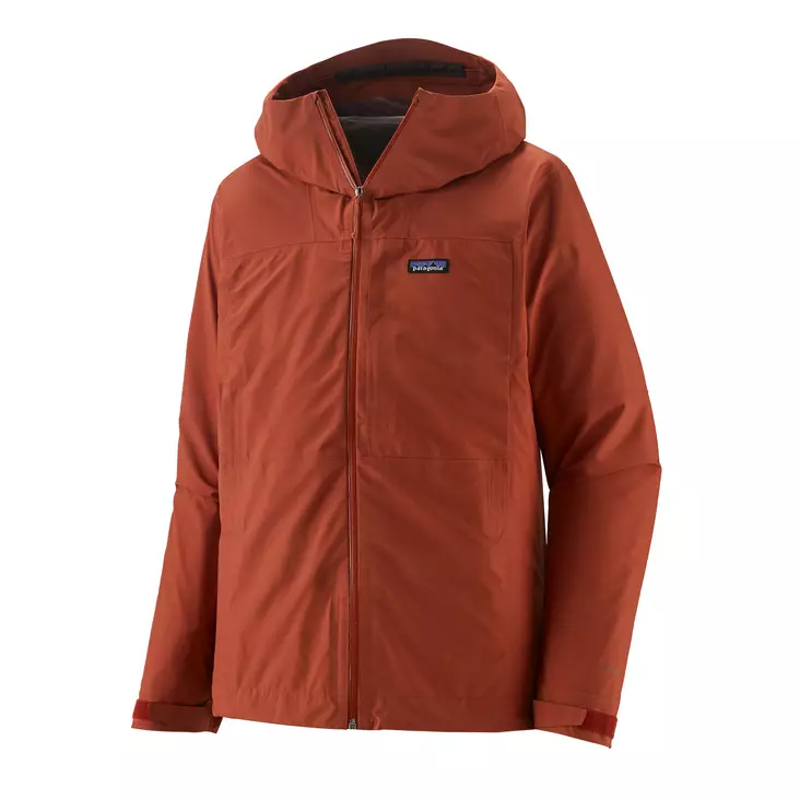 Patagonia M's Boulder Fork Rain Jacket Burnished Red - Vedenpitävät kuoritakit - 196924395350 - 1