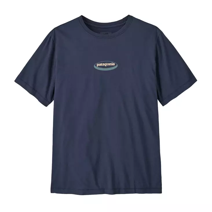 Patagonia M's Oval Logo T-Shirt New Navy - T-paidat - 198077721390 - 1
