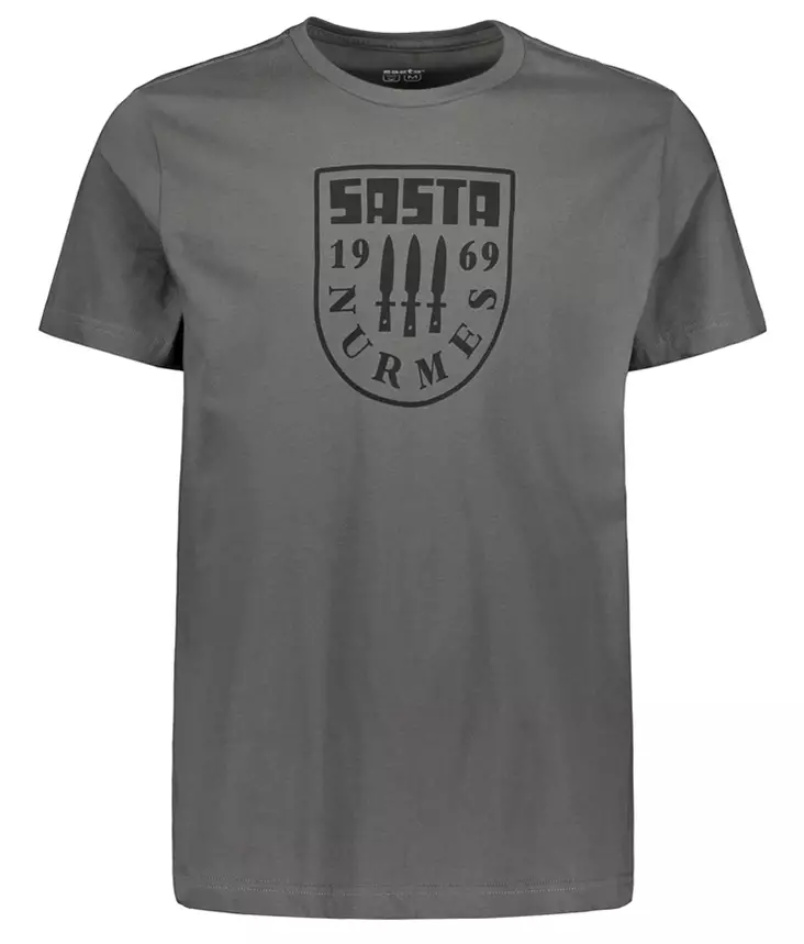 Sasta Nurmes T-Shirt Dark Grey - T-paidat - 6419619202370 - 1