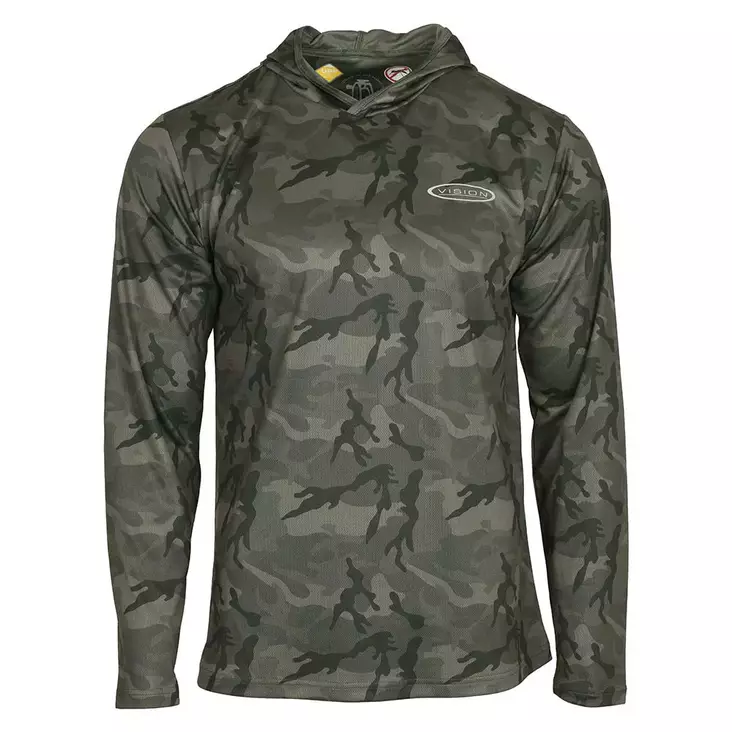Vision Bamboo BUG UV Hoodie Camo - Hyönteissuojapaidat - 6417512849630 - 1
