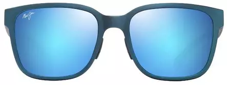 Maui Jim Paulele AF - Matte Teal Blue Frame with Blue Hawaii Lens - Aurinkolasit - 603429079581 - 2