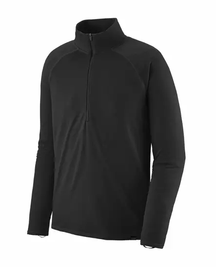 Patagonia M's Capilene Midweight Zip-Neck Black - Alushousut - 192964081451 - 2