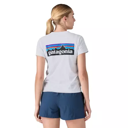 Patagonia W's P-6 Logo Responsibili-Tee White - Naisten paidat - 194187784331 - 2