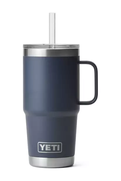 Yeti Rambler 25 Oz Straw Mug Navy - Pullot, mukit ja kylmälaukut - 888830306741 - 2