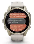 Garmin Fenix 8 - 43 mm AMOLED Sapphire Soft Gold with Fog Gray/Dark Sandstone Silicone Band - Kellot ja GPS - 010-02903-11 - 10