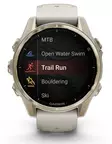 Garmin Fenix 8 - 43 mm AMOLED Sapphire Soft Gold with Fog Gray/Dark Sandstone Silicone Band - Kellot ja GPS - 010-02903-11 - 6