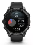 Garmin Fenix 8 - 47 mm AMOLED Sapphire Carbon Gray DLC Titanium with Black/Pebble Gray Silicone - Kellot ja GPS - 010-02904-21 - 6