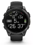 Garmin Fenix 8 - 47 mm AMOLED Sapphire Carbon Gray DLC Titanium with Black/Pebble Gray Silicone - Kellot ja GPS - 010-02904-21 - 5