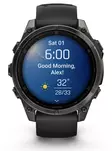 Garmin Fenix 8 - 47 mm AMOLED Sapphire Carbon Gray DLC Titanium with Black/Pebble Gray Silicone - Kellot ja GPS - 010-02904-21 - 11
