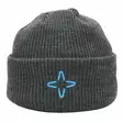 AAVA Nordic Star Grey Knitted Beanie - Päähineet - 6417512844901 - 1