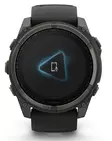 Garmin Fenix 8 - 51 mm Solar Sapphire Carbon Gray DLC Titanium with Black/Pebble Gray Silicone - Kellot ja GPS - 010-02907-11 - 6