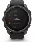 Garmin Fenix 8 - 51 mm Solar Sapphire Carbon Gray DLC Titanium with Black/Pebble Gray Silicone - Kellot ja GPS - 010-02907-11 - 7