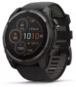Garmin Fenix 8 - 51 mm Solar Sapphire Carbon Gray DLC Titanium with Black/Pebble Gray Silicone - Kellot ja GPS - 010-02907-11 - 1