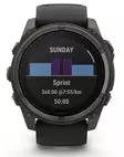 Garmin Fenix 8 - 51 mm Solar Sapphire Carbon Gray DLC Titanium with Black/Pebble Gray Silicone - Kellot ja GPS - 010-02907-11 - 4
