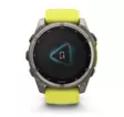 Garmin Fenix 8 - 51 mm Solar Sapphire Titanium with Amp yellow graphite silicone band - Kellot ja GPS - 010-02907-21 - 6