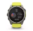 Garmin Fenix 8 - 51 mm Solar Sapphire Titanium with Amp yellow graphite silicone band - Kellot ja GPS - 010-02907-21 - 8