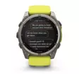 Garmin Fenix 8 - 51 mm Solar Sapphire Titanium with Amp yellow graphite silicone band - Kellot ja GPS - 010-02907-21 - 10