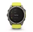 Garmin Fenix 8 - 51 mm Solar Sapphire Titanium with Amp yellow graphite silicone band - Kellot ja GPS - 010-02907-21 - 7