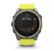 Garmin Fenix 8 - 51 mm Solar Sapphire Titanium with Amp yellow graphite silicone band - Kellot ja GPS - 010-02907-21 - 3