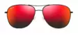 Maui Jim Cliff House - Gloss Black Frame with Hawaii Lava Lens - Aurinkolasit - 603429069421 - 2