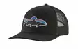Patagonia Fitz Roy Trout Trucker Hat Black -lippis - Lippikset - 192964419261 - 2