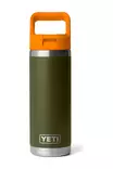 RAMBLER 18 OZ C STRAW BOTTLE OLIVE/KCO - Pullot, mukit ja kylmälaukut - 888830642191 - 1
