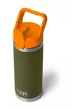 RAMBLER 18 OZ C STRAW BOTTLE OLIVE/KCO - Pullot, mukit ja kylmälaukut - 888830642191 - 2