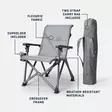Yeti Trailhead Camp Chair Charcoal - Muut retkeilyvarusteet - 888830304501 - 10
