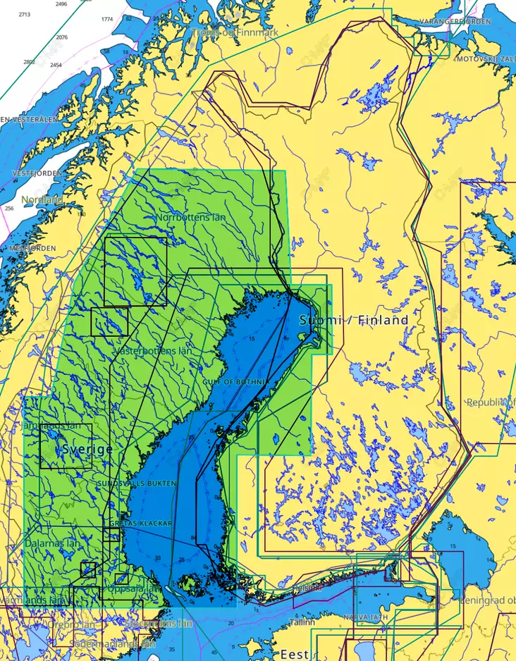 C-MAP Discovery Gulf Of Botnia - Kaikuluotaimet - 9420064119271 - 1