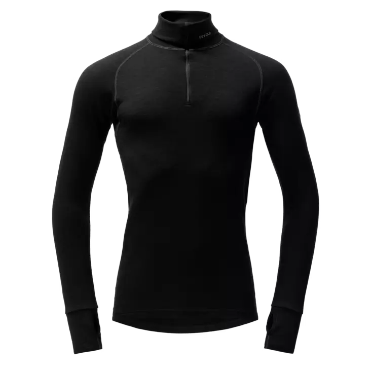 Devold Expedition Merino 235 Zip Neck Men's Black - Aluspaidat - 7028567100431 - 2