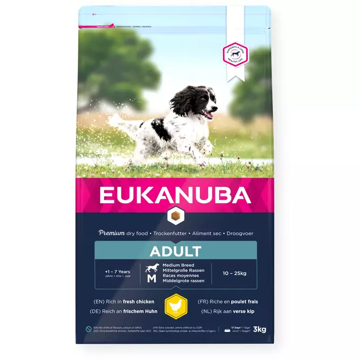 Eukanuba Dog Adult Medium - Koiran kuivaruoka - 8710255120041 - 1