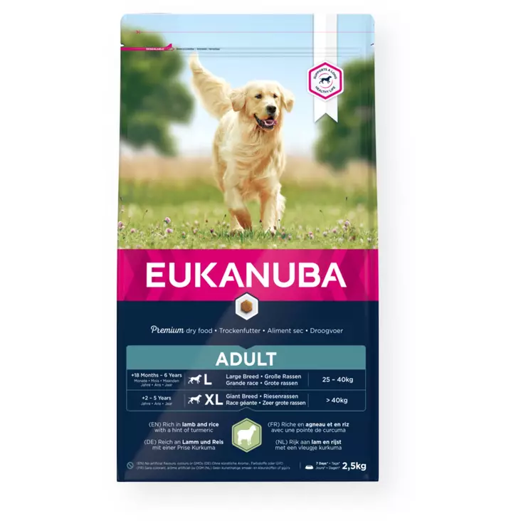 Eukanuba Dog Lamb & Rice Large - Koiran kuivaruoka - 8710255121161 - 1