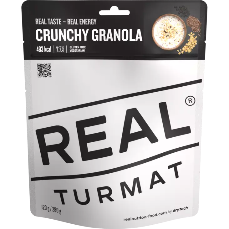 Real Turmat Crunchy Granola - Retkiruuat ja -keittimet - 7036480060541 - 2