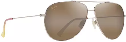 Maui Jim Hauoli XL - Shiny Gold Frame with HCL Bronze Lens - Aurinkolasit - 603429080082 - 1