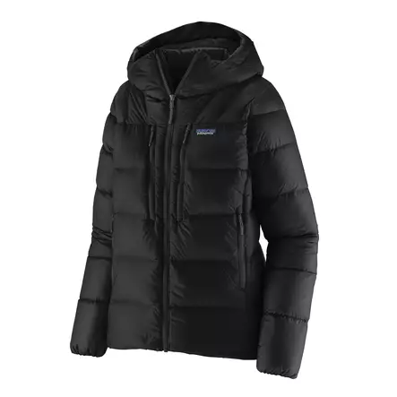 Patagonia W's Fitz Roy Down Hoody Black - Naisten takit - 194187034412 - 1
