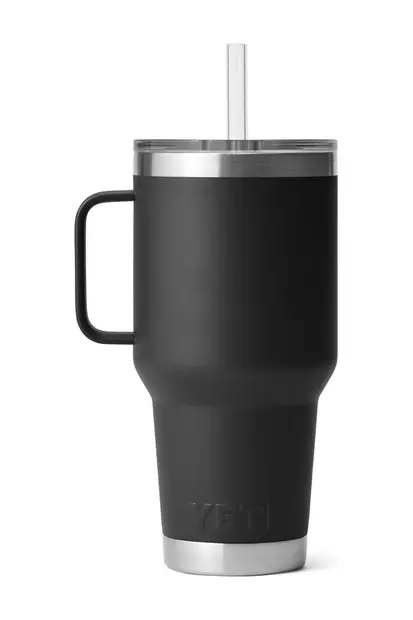 Yeti Rambler 35 Oz Straw Mug Black - Pullot, mukit ja kylmälaukut - 888830306772 - 2