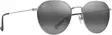 Maui Jim Kauwela - Shiny Silver Frame with Neutral Grey Lens - Aurinkolasit - 603429084332 - 1
