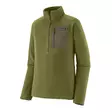 Patagonia M's R1 Air Zip Neck Coriander Brown w/River Rock Green - Aluspaidat - 198077744962 - 1