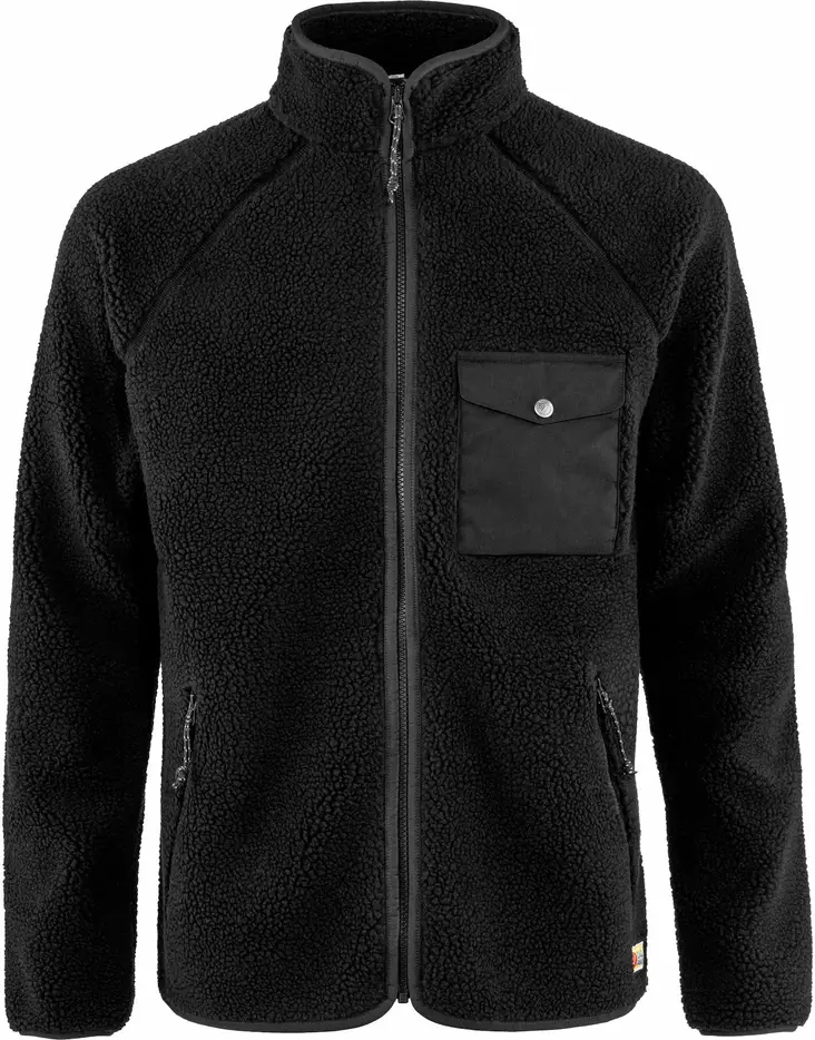 Fjällräven Vardag Pile Fleece M Black - Takit - 7323450731892 - 1