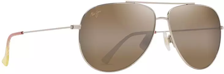 Maui Jim Hauoli XL - Shiny Gold Frame with HCL Bronze Lens - Aurinkolasit - 603429080082 - 1